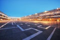 The night scene of San Marco square, Venice Italy Royalty Free Stock Photo