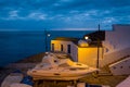 Night scene in Santiago marina Royalty Free Stock Photo