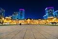 Night scene of Tokyo Station in the Marunouchi business district Royalty Free Stock Photo