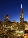 Night Scene of Transamerica pyramid