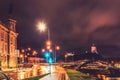 Night scene of Vilnius Royalty Free Stock Photo