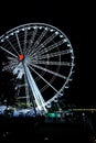 Night Scene of the Wheel of Brisbane Photo is taken on March 1, 2019.