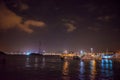 The Night Scene of Xiamen City Royalty Free Stock Photo