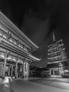 Night scenery of Historical landmark The Senso-Ji Temple in Asakusa, Tokyo, Japan Royalty Free Stock Photo