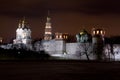 Night scenery of Novodevichiy monastery