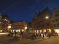 Nightlife in the historic old town of Tubingen