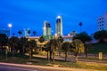 Night scenes around corpus christi texas Royalty Free Stock Photo