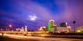 Night scenes around corpus christi texas Royalty Free Stock Photo