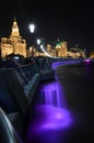 Night Scenes of The Bund in Shanghai Royalty Free Stock Photo