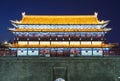 Night scenes of Chinese traditional building architecture