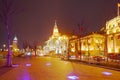 The night scenes of Shanghai bund