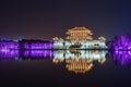 Chinese ancient palace, ancient building in Xi\'an, Shaanxi Province, China, Silk Roads