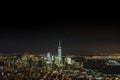 Night scenes of World Trade Center Royalty Free Stock Photo