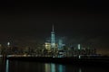 Night scenes of WTC Royalty Free Stock Photo