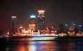 The night scenic of Shanghai Royalty Free Stock Photo