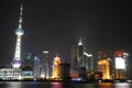 The night scenic Shanghai Royalty Free Stock Photo