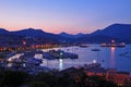 Night scenic view of the Marina in Gaeta