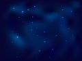 Night shining sky star dust vector background. Many celestial stellar particles. Royalty Free Stock Photo