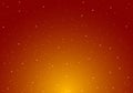 Night shining starry night sky with stars universe space infinity and starlight on red and orange background. Galaxy and planets Royalty Free Stock Photo