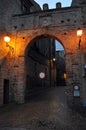 Petriolo medieval village in Marche Region, central Italy