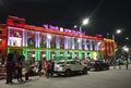 A night shot of New Delhi Railway Station