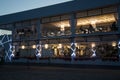 Night shot of resort at night Royalty Free Stock Photo