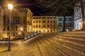 Reverend University of Halle Saale at night