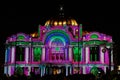 Night show at Palacio de Bellas Artes, Mexico City, Mexico