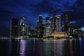 Night at Singapore River Royalty Free Stock Photo