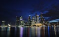 Night at Singapore River Royalty Free Stock Photo
