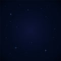 Night sky background with twinkling stars Royalty Free Stock Photo
