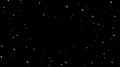 Night sky with blue stars on black background. Dark astronomy space template. Galaxy starry pattern wallpaper. Shiny