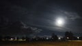 Moonlight over Cities after sunset