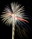 A Night Sky Full of Exploding Fireworks Royalty Free Stock Photo