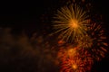 New Year`s Eve celebration fireworks