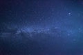 Night sky with lot of shiny stars, milky way Royalty Free Stock Photo