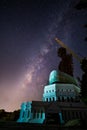 Night sky with milky way galaxy