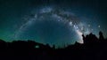 Night sky, Milkyway Galaxy Royalty Free Stock Photo