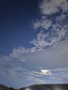 night sky panoramic beautity Royalty Free Stock Photo