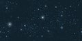 Night sky seamless pattern Royalty Free Stock Photo