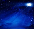 Night sky, space background