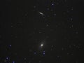 Night sky stars and Galaxy ÃÅ81 bode M82 Cigar observing