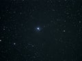 Night sky stars and iris nebula observing