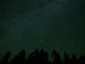 Universe and milky way stars in night sky Royalty Free Stock Photo