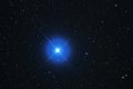 Night sky stars Vga star observing over reflector telescope