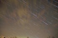 Night sky and stars timelapse footage