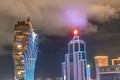 Night skyline of Macau, China Royalty Free Stock Photo