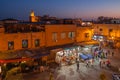 Night Square Marrakesh Medina Royalty Free Stock Photo