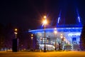 Night football stadium Zenit Arena, St.Petersburg