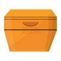 Night stand icon, cartoon style Royalty Free Stock Photo